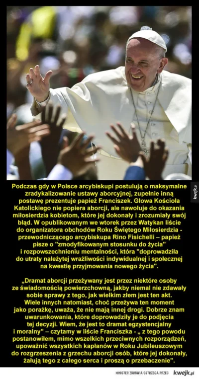A.....o - Papież Franciszek to najgorszy papież naszych czasów. 
Robi wszystko żeby ...