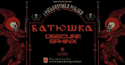 metalnewspl - Fanie i Fanowie, informacja dnia. Batushka i Obscure Sphinx w ramach dź...