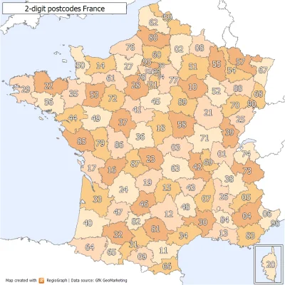 haxxx - Francja to jednak przykład #!$%@? na całej linii. Nawet kody pocztowe mają #!...