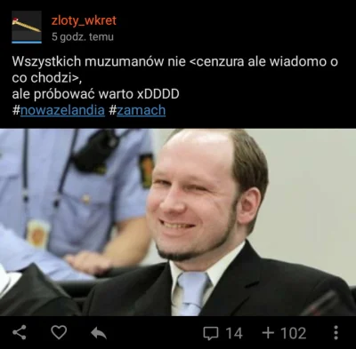 prawarekasorosa - @alsakian: A tu kolejny który wyłapał ponad 100 plusów. No ale to t...