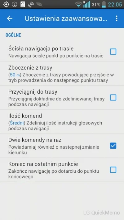 brachistochrona - @Jerzu dalej warto ustawić Automatyczne przeliczanie i Odległość do...