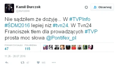 mrbarry - Co to się porobiło,ale co się dziwić jak w tvn tylko imigranci i uchodźcy
...