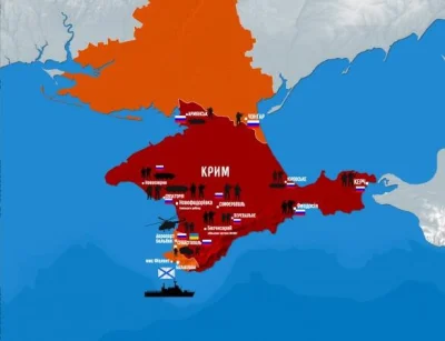 j.....o - Euromaidan PR @EuromaidanPR

#russian occupation in #crimea: current map on...