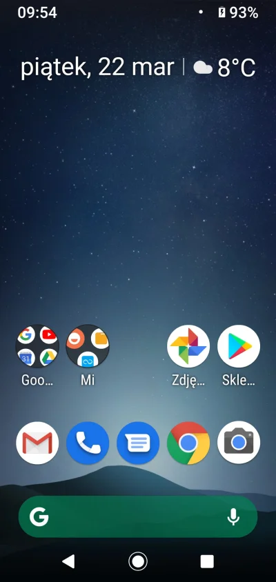 Usunelem_Konto - Czy wie ktoś może co oznacza kropka obok stanu baterii? Xiaomi Mi A2...