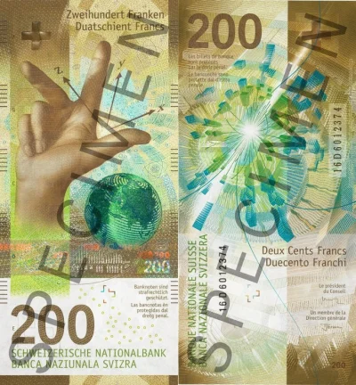 Bethesda_sucks - Narodowy Bank Szwajcarii wyemitował nowy wzór banknotu 200-frankoweg...