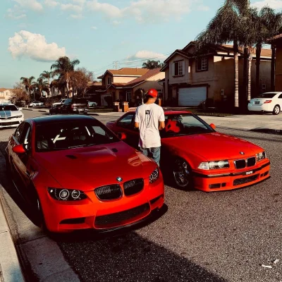 daeun - Oba oklejone, ale ładnie wyszło. LA, California
#bmw #carboners #e36 #m3