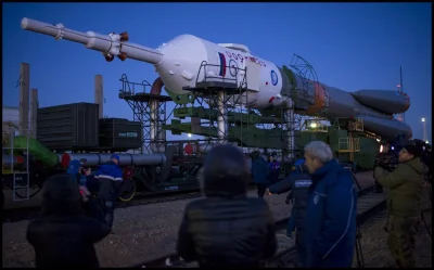 d.....4 - Soyuz MS-02 w drodze na stanowisko startowe.

#kosmos #soyuz MS-02 #rakiety