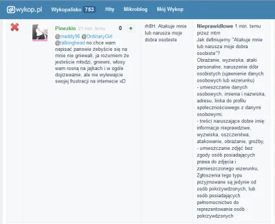 Maddy96 - #lgbt #transblogasek #moderator 

Dalsza "praworządność" moderatora wykop...
