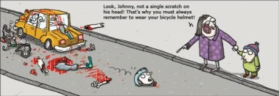 m.....s - @ursua: 


 kierowce w razie czego chroni solidny kawal blachy a rowerzyste...