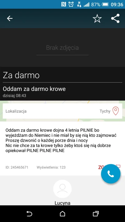 PIGMALION - #zadarmo #cebuladeals #zwierzeta #olx #oddam

I to jest konkretna cebula,...