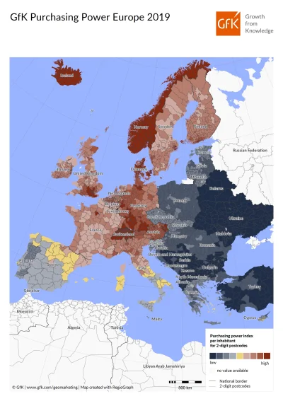 kanapkazesmalczykiem - #ekonomia #mapy #mapporn #europa #pieniadze #polska 

Siła n...