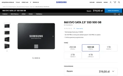 r.....g - Rekomendowana cena producenta - firmy Samsung to 319 zł. Więc marża sklepu ...