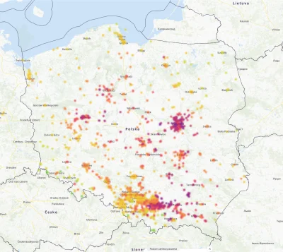 brakloginuf - Stolica bardziej zatruta niż Śląsk. To w Warszawie i okolicach notujemy...