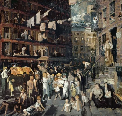 Oppaiconnoisseur - george bellows cliff dwellers 
#malarstwaconnoisseur #malarstwo #...