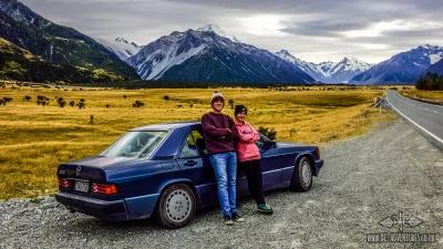 duloo - W drodze do Mt.Cook village. Jedna z najbardziej scenicznych dróg jakimi jech...