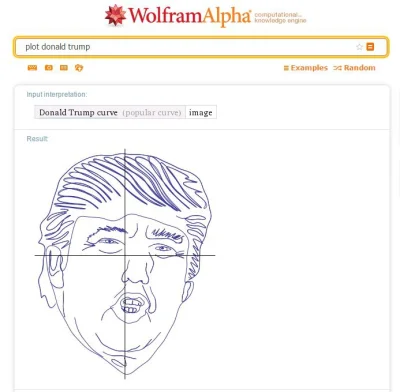 j.....o - @pipun: lol, żartujesz? Wolfram alpha potrafi narysować Donalda Trumpa, a n...