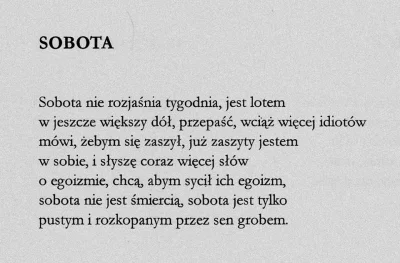 p.....t - o tototo właśnie

SPOILER

#przemyslenia #feels #swietlicki #poezja