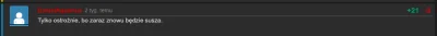 DanielAquarius - @fideriankoons: Ostrzegałem dwa tygodnie temu: https://www.wykop.pl/...