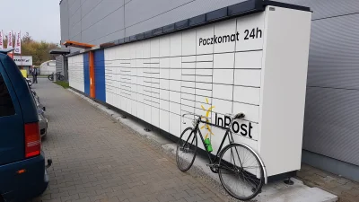 szczypek45 - Nowy #paczkomaty pod Tesco w #rzeszow. Rower dla skali. Inpost się w tań...