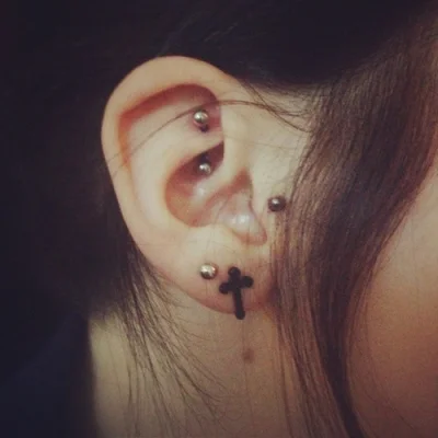 Aerials - #kolczyki #rook #tragus #piercing