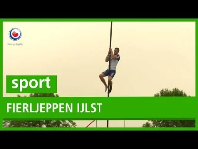 KubaGrom - W Holandii to dziedzina sportu - zawodnik biegnie do tyczki i w trakcie pr...