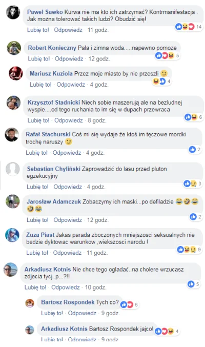 Tarec - Tymczasem na profilu Mariana Kowalskiego pod postem dot. marszu w Lublinie.
...