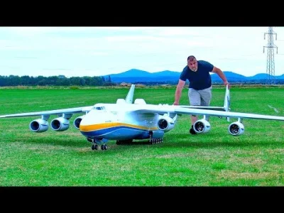 Verbatino - Imponujący model Antonov AN-225 w skali 1/16
4 silniki elektyczne + 2 si...