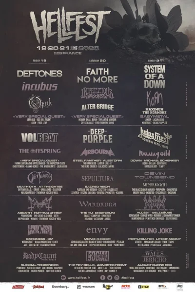 tomwolf - pełny line-up Hellfest 2020 #muzyka #metal #koncerty #hellfest

SPOILER