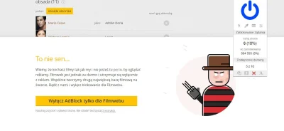 stulejan - @marvin7: Kilka dni działało razem z dodatkiem uBlock Protector Extension....