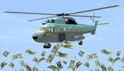 tomosawison - no money, helicopter money, hiper-inflation