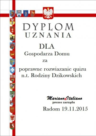 gospodarzdomu - @mirko_chat: Dziękuję. Przede wszystkim chcę podziękować rodzinie Dzi...