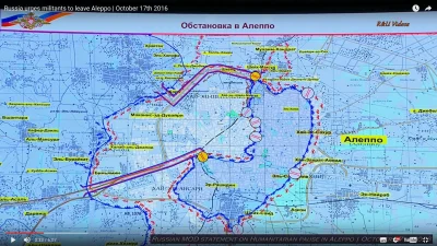 safety_dance - Mapa Aleppo z konferencji rosyjskiego Ministerstwa Obrony, kilka różni...