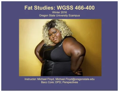 usprawniacz - Hm... Co na to redakcja "Journal of Fat Studies"? Chyba musicie się wsz...