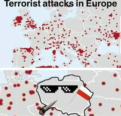 spion999 - ataki terrorystyczne w europie MAPA
#heheszki #thuglife life #dziendobry