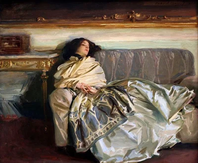 kwiatencja - John Singer Sargent Nonchaloir (Repose) 1911

#malarstwo #sztuka #obra...