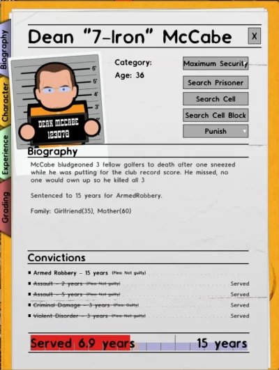 Wapniak - #prisonarchitect wpis z serii #biografiewiezniow ( ͡° ͜ʖ ͡°)

 McCabe zaci...