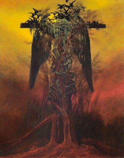 kamarosz - #beksinskinadobranoc 
#beksinski 
#sztuka