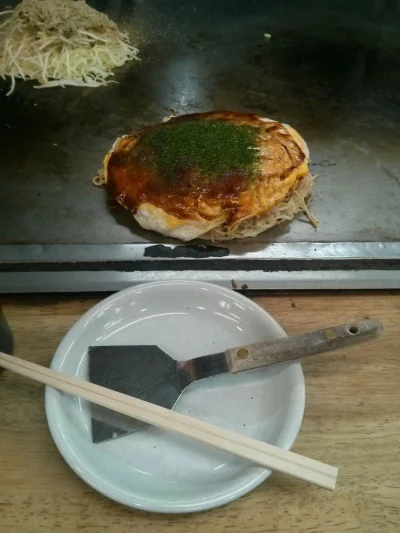kotbehemoth - Okonomiyaki, Hiroszima, cena ok 750 yenów

#ciekawostki #jedzenie #azja...
