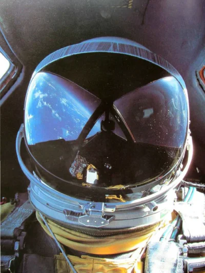 s.....w - Selfie wykonane na pokładzie samolotu zwiadowczego Lockheed SR-71 Blackbird...