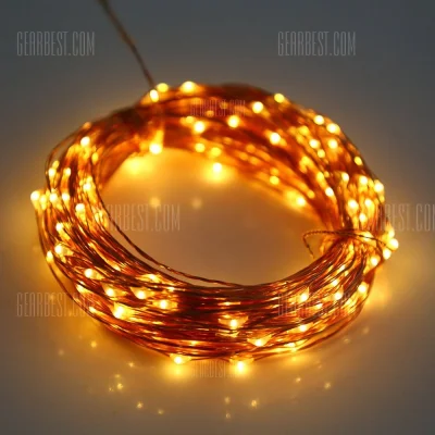 Prozdrowotny - LINK<-3M 30 LEDs Copper Wire Fairy String Light AA Battery - WARM WHIT...