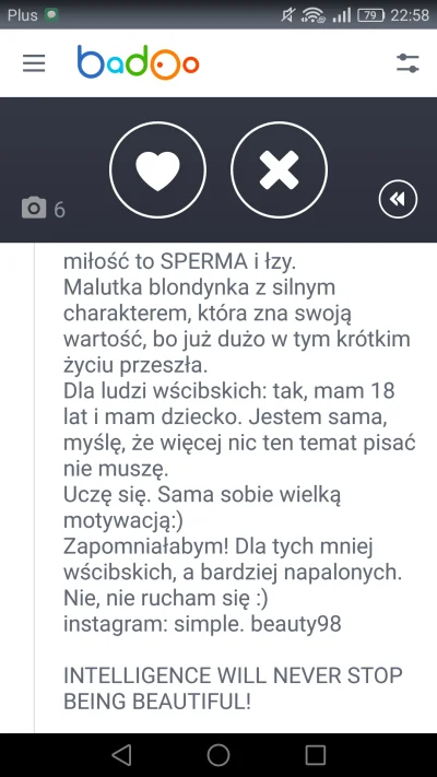 szpernik - Miłość to sperma i łzy XDD #rakcontent #badoo #podrywajzwykopem #karyna