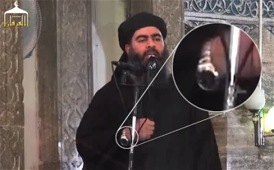 cybertooms - #heheszki #islam #testoviron Przywódca ISIS nosi Rolexa. Widać, że modli...