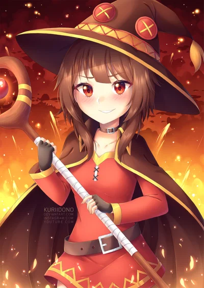 b.....6 - #randomanimeshit #anime #konosuba #megumin 
(｡◕‿‿◕｡)