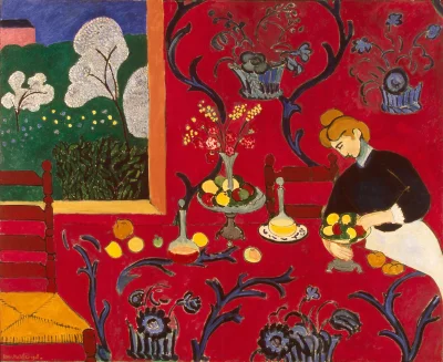 splesnialytwarog - Henri Matisse - Czerwony pokój (1908-09), 180 × 246 cm, Ermitaż

#...