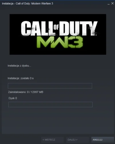 jakub-korzyniewski - Hej, kupiłem sobie oryginał COD MW3 za grosze, ale instalacja w ...