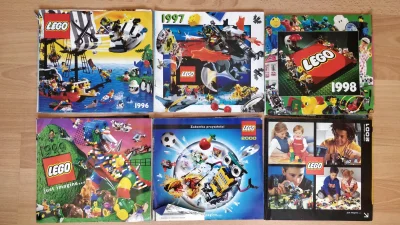 Trollunio - Ale znalezisko! #lego katalogi od 1996 do 2001.
Ileż ja tych zestawów w g...