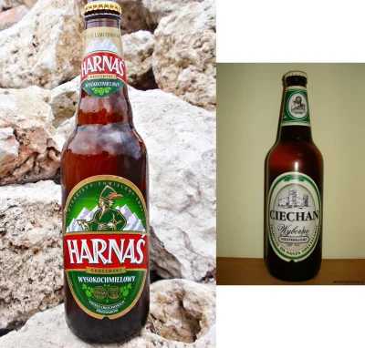 Cesarz_Polski - Dziś spróbowałem tych dwóch piw i mogę śmiało polecić Harnasia wysoko...
