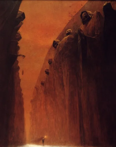 jumper13 - #beksinski #sztuka