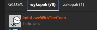 ElCidX - @ImInLoveWithTheCoco: O ty śmieszku Ty :)
@DonislawDev: dziękuję