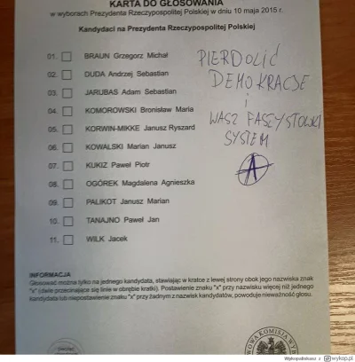 AvantaR - @lochfyne: Ten też mistrz. Teraz tylko zaznaczyć kandydata i już mamy ważny...